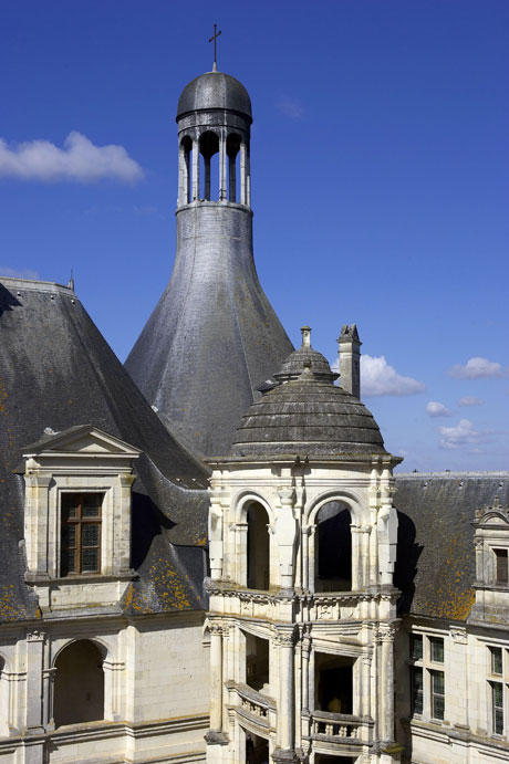 Chateau de chambord tuerme loire tal foto