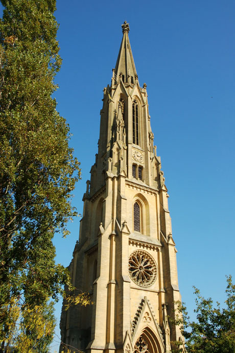 Bell tower metz france photo
