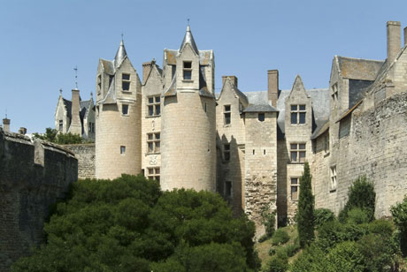 Chateau montreuil bellay france photo