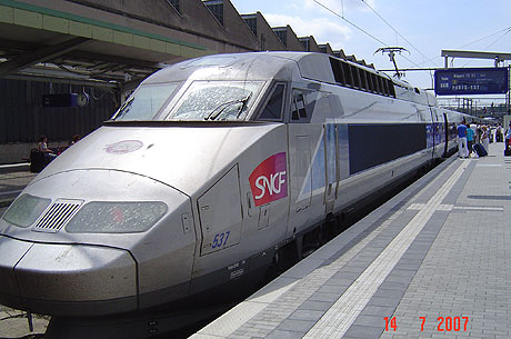French railways lorraine tgv high speed train photo