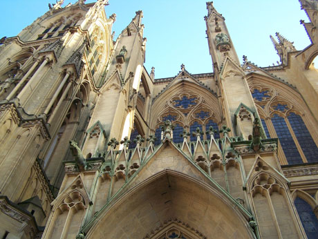 Metz gothic church architecture france photo