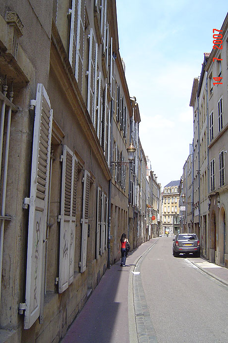Residence building in metz city center photo