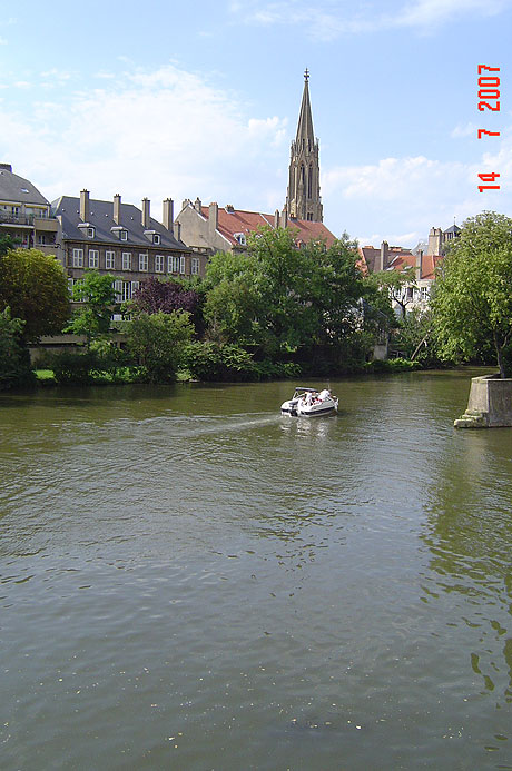 River moselle in metz photo