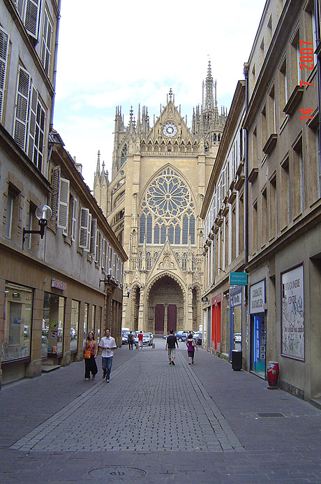 St etienne gothic cathedral in metz photo