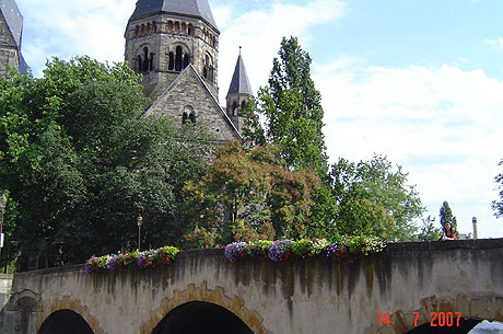 St marcel bridge at metz photo