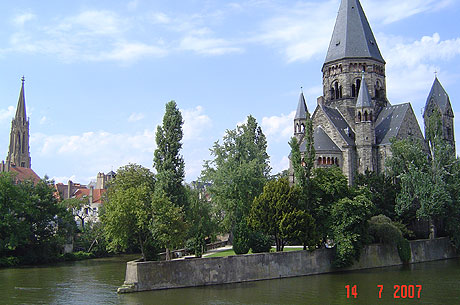 St pierre aux nonnains and ste segolene churches metz photo