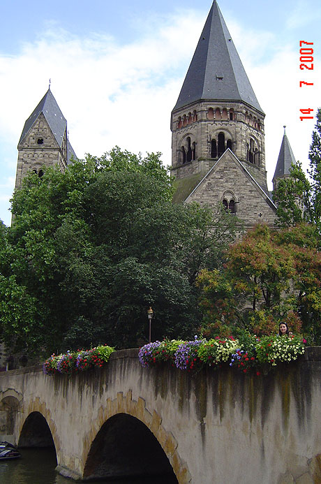 The old church at moyen pont photo