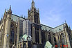 Panorama Over Saint Etienne Gothic Cathedral